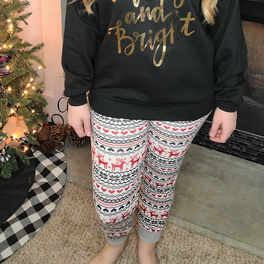 Christmas bottoms online pjs